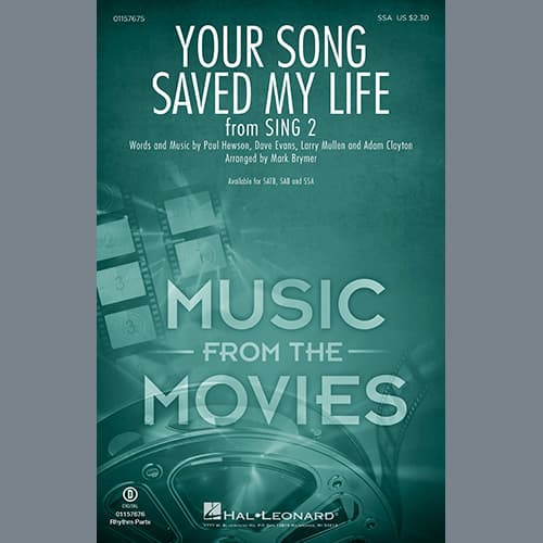 Your Song Saved My Life (from Sing 2) (arr. Mark Brymer)