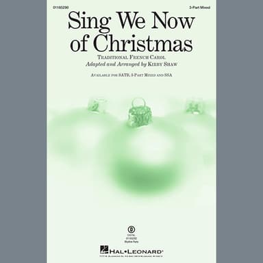 Sing We Now Of Christmas (arr. Kirby Shaw)