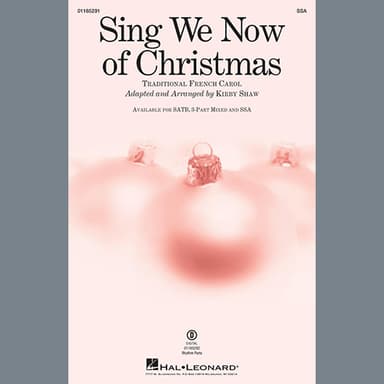 Sing We Now Of Christmas (arr. Kirby Shaw)