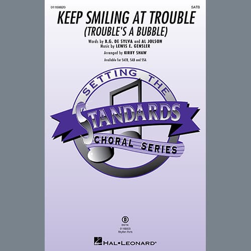 Keep Smiling at Trouble (Trouble's a Bubble) (arr. Kirby Shaw) - Guitar