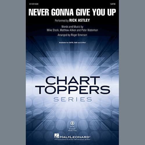 Never Gonna Give You Up (arr. Roger Emerson) - Synthesizer I