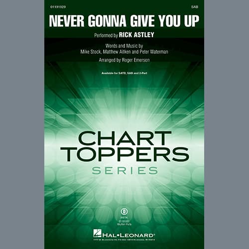 Never Gonna Give You Up (arr. Roger Emerson)