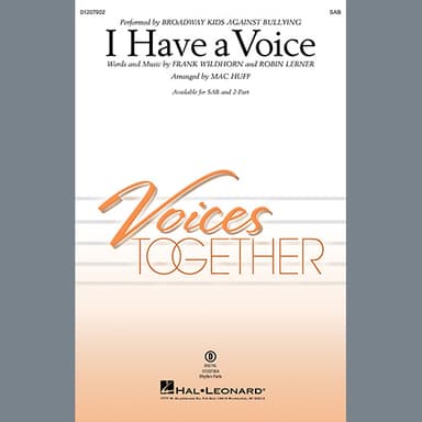 I Have A Voice (arr. Mac Huff) - Synthesizer