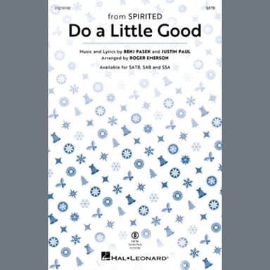 Do A Little Good (from Spirited) (arr. Roger Emerson) - Tenor Saxophone