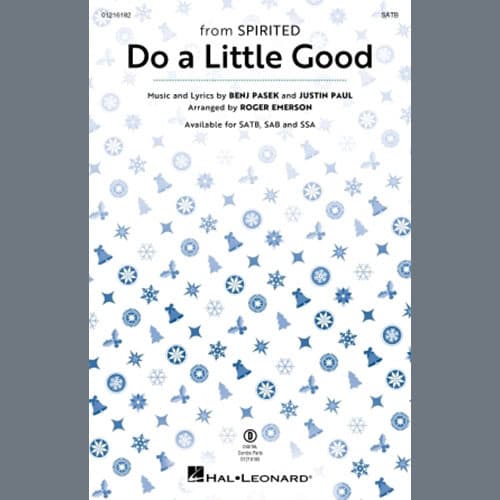 Do A Little Good (from Spirited) (arr. Roger Emerson) - Synthesizer I