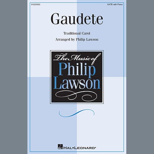 Gaudete (arr. Philip Lawson)
