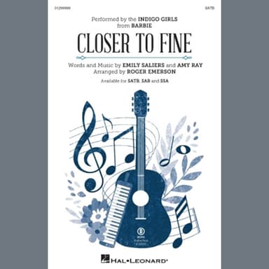 Closer To Fine (arr. Roger Emerson)