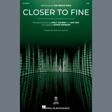 Closer To Fine (arr. Roger Emerson)