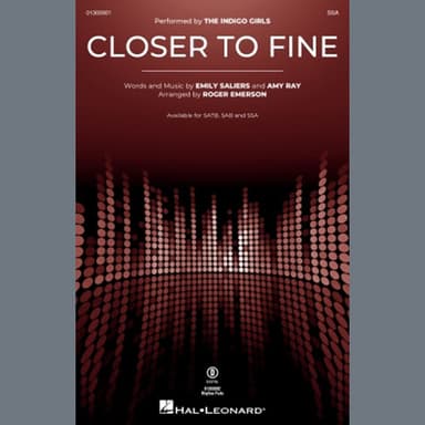 Closer To Fine (arr. Roger Emerson)
