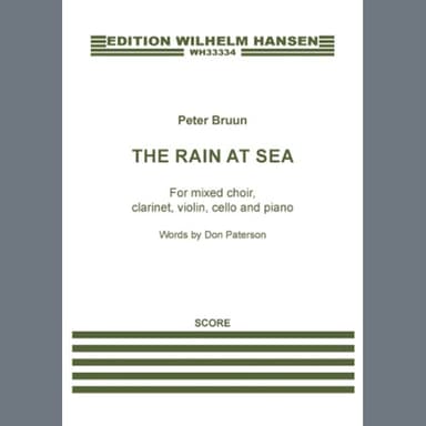 The Rain at Sea - Full Score
