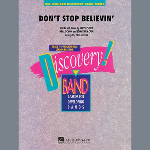 Don't Stop Believin' - Bb Clarinet 1