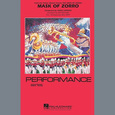 Mask of Zorro (arr. Jay Bocook) - Multiple Bass Drums
