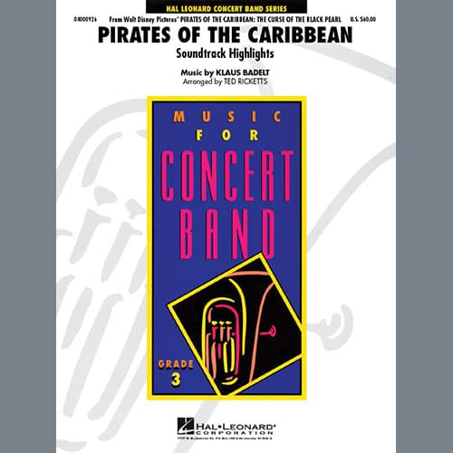 Pirates of the Caribbean (Soundtrack Highlights) (arr. Ted Ricketts) - Mallet Percussion