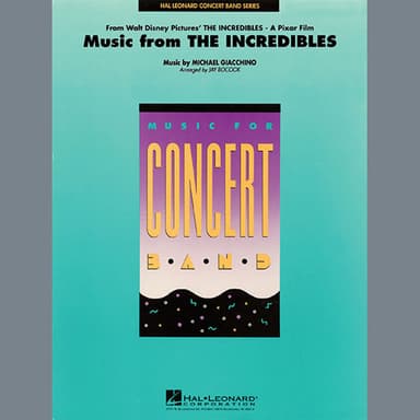 Music from The Incredibles (arr. Jay Bocook) - Bb Tenor Saxophone