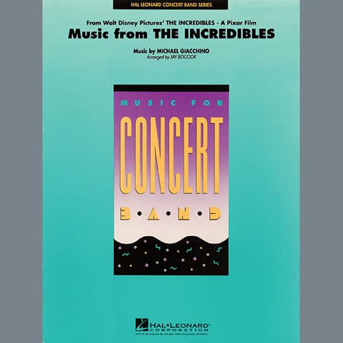 Music from The Incredibles (arr. Jay Bocook) - Trombone 1