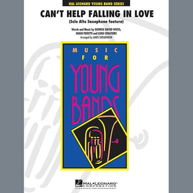 Can't Help Falling In Love (Solo Alto Saxophone Feature) - Eb Baritone Saxophone