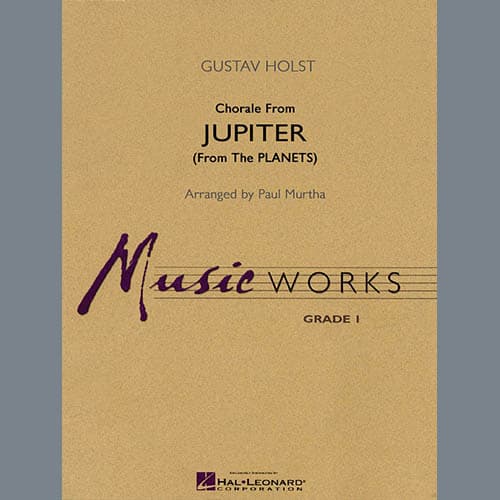 Chorale from Jupiter - Eb Baritone Saxophone