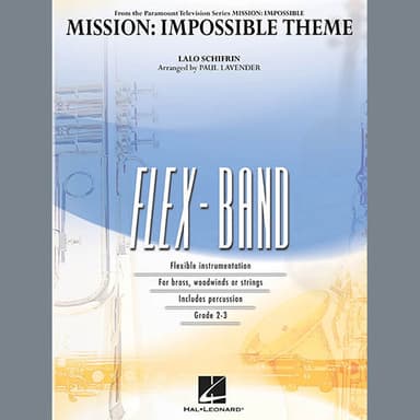 Mission: Impossible Theme (arr. Paul Lavender) - Pt.3 - Bb Clarinet/Tenor Sax