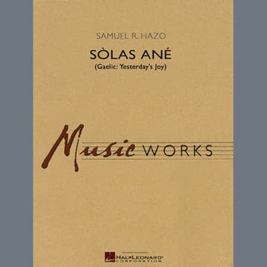 Sòlas Ané (Yesterday's Joy) - Eb Contra Alto Clarinet