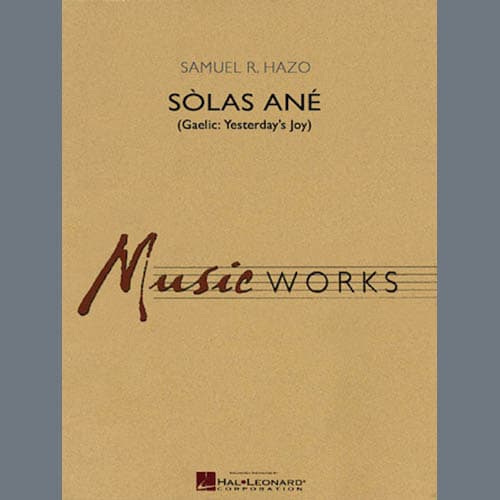 Sòlas Ané (Yesterday's Joy) - Eb Alto Saxophone 2