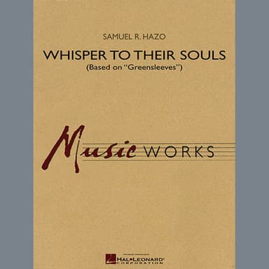 Whisper to Their Souls (based on "Greensleeves") - Bb Clarinet 2