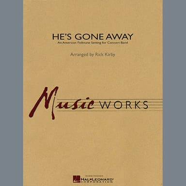 He's Gone Away (An American Folktune Setting for Concert Band) - F Horn 1