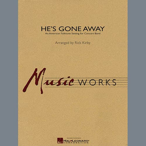 He's Gone Away (An American Folktune Setting for Concert Band) - String Bass