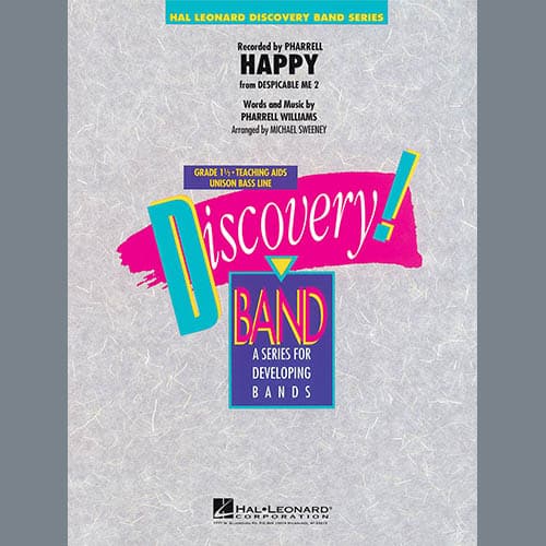 Happy (from Despicable Me 2) - Bb Bass Clarinet