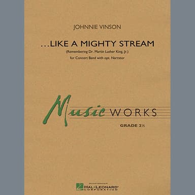 Like a Mighty Stream (for Concert Band and Narrator) - Bb Clarinet 3