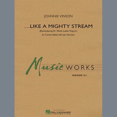 Like a Mighty Stream (for Concert Band and Narrator) - Eb Alto Saxophone 2