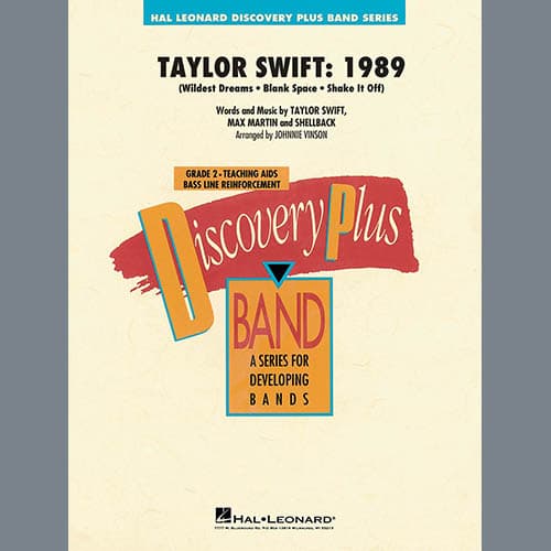Taylor Swift: 1989 - Bb Clarinet 1