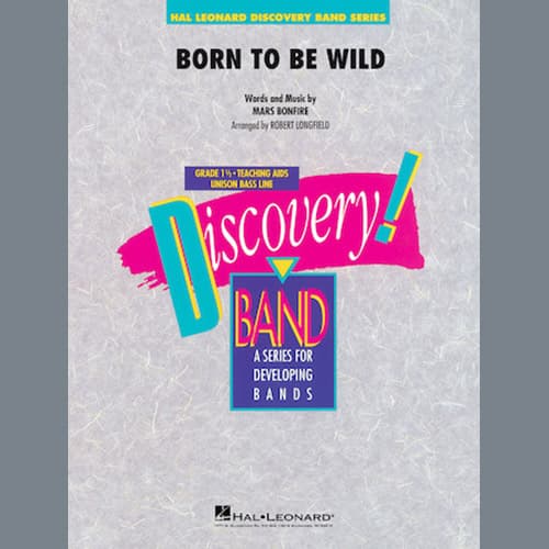 Born to Be Wild - Eb Alto Saxophone 1