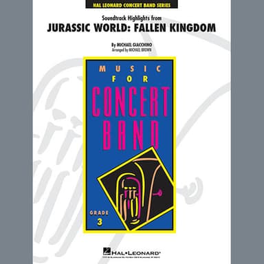 Highlights from Jurassic World: Fallen Kingdom (arr. Michael Brown) - Bb Bass Clarinet