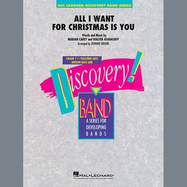 All I Want For Christmas Is You (arr. Johnnie Vinson) - Eb Alto Saxophone 1
