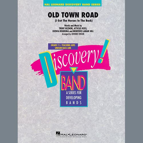Old Town Road (arr. Johnnie Vinson) - Eb Alto Saxophone 2