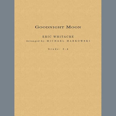Goodnight Moon (arr. Michael Markowski) - Eb Alto Saxophone 1