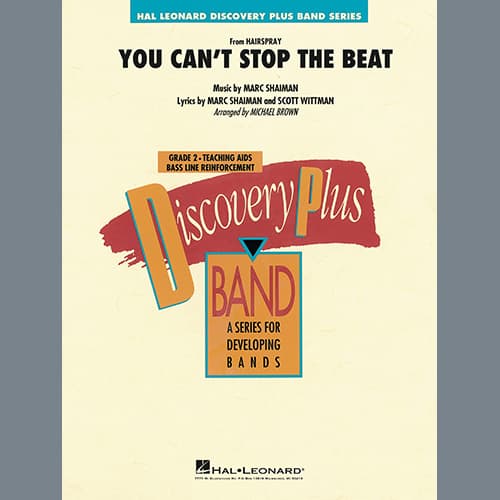 You Can't Stop the Beat (from Hairspray) (arr. Michael Brown) - Eb Baritone Saxophone
