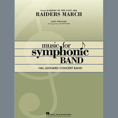 Raiders March (from Raiders Of The Lost Ark) (arr. Jay Bocook) - Eb Baritone Saxophone