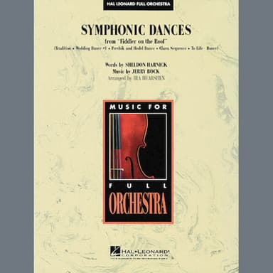 Symphonic Dances (from Fiddler On The Roof) (arr. Ira Hearshen) - Bb Clarinet 1
