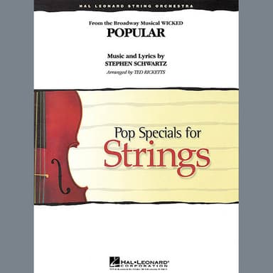 Popular (from "Wicked") - Piano