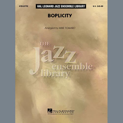 Boplicity - Tenor Sax 2