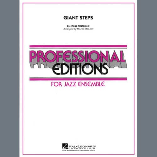 Giant Steps (arr. Mark Taylor) - Tenor Sax 1