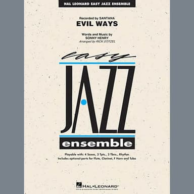 Evil Ways - Conductor Score (Full Score)