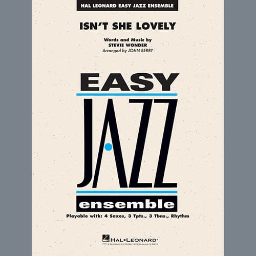 Isn't She Lovely (arr. John Berry) - Tenor Sax 1