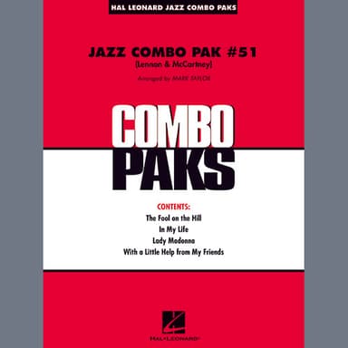 Jazz Combo Pak #51 (Lennon & McCartney) (arr. Mark Taylor) - Eb Instruments