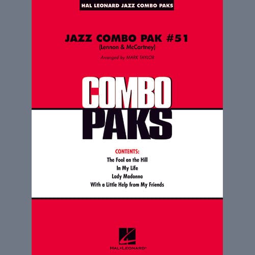 Jazz Combo Pak #51 (Lennon & McCartney) (arr. Mark Taylor) - Eb Instruments