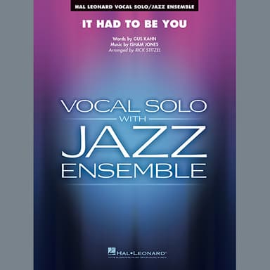 It Had to Be You (arr. Rick Stitzel) - Bass