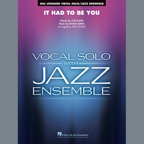 It Had to Be You (arr. Rick Stitzel) - Bass