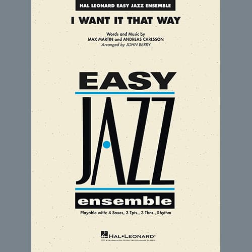 I Want It That Way (arr. John Berry) - Trombone 3