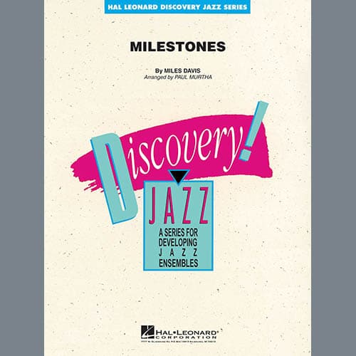 Milestones (arr. Paul Murtha) - Alto Sax 1